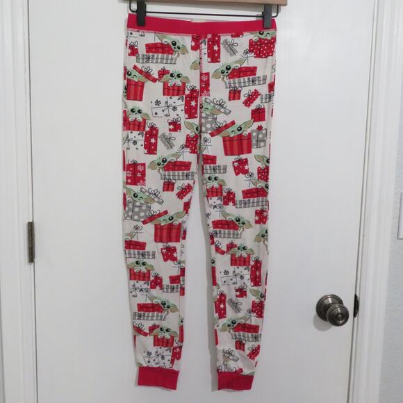 Munki Munki Slumber Collection Kids 12 Star Wars Baby Yoda Holiday Pajama Set - Picture 7 of 10